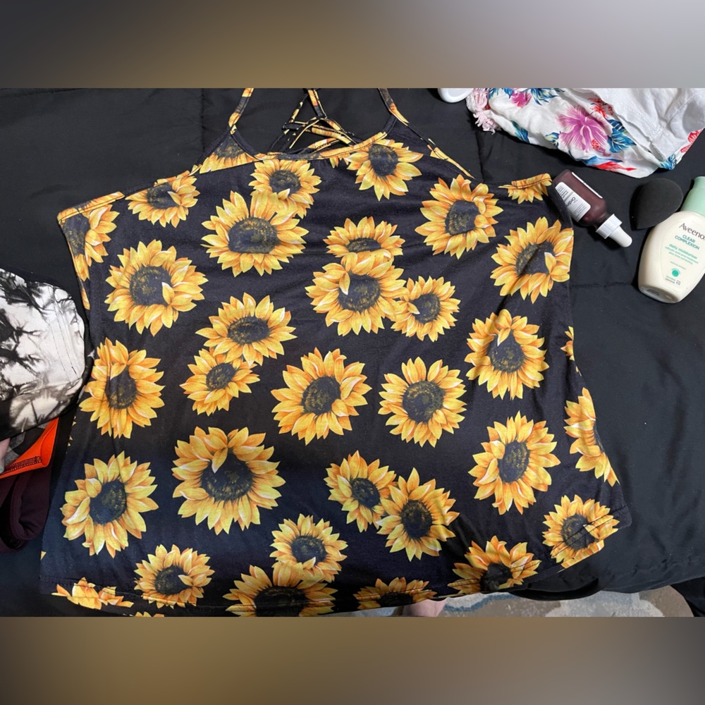 Sunflower tank top